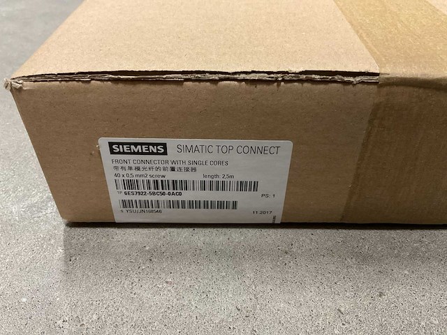Siemens simatic top connect 6es7922-5bc50-0ac0 plc connector (2x) - afbeelding 3 van  3