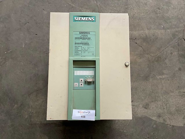 Siemens simoreg d420/125 frequentieregelaar - afbeelding 1 van  3