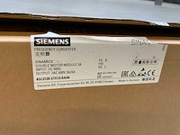 Siemens sinamics double motor module 3a frequency converter elektro component - ongebruikt - afbeelding 6 van  6