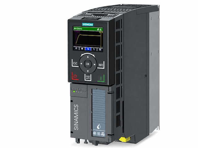Siemens sinamics g120x 6sl3230-3ye10-0af0 frequentieregelaar 0,75kw 1hp 2.1a - afbeelding 1 van  1