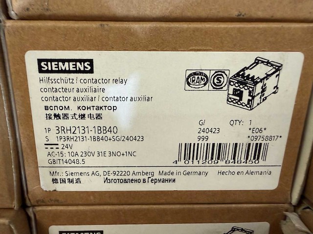 Siemens sirius 3rh2131 contactorrelais (11x) - afbeelding 7 van  10