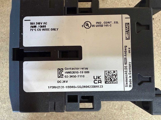 Siemens sirius 3rt2015/3rh2131 vermogensschakelaar en hulprelais (10x) - afbeelding 3 van  11