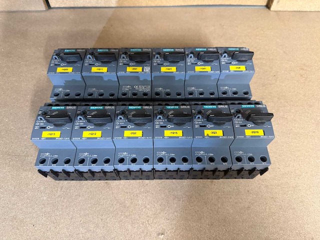 Siemens sirius 3rv2021 motorbeveiligingsschakelaar (12x) - afbeelding 2 van  6
