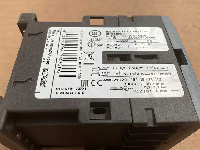 Siemens sirius circuit breaker (9x) - afbeelding 5 van  6