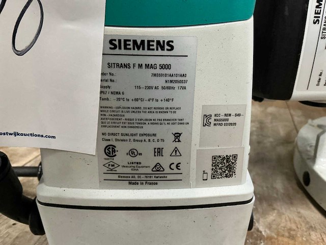 Siemens sitrans f m 5000/5100 set electro magnetic flowmeter - afbeelding 3 van  5