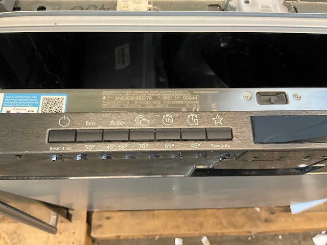 Siemens sn63e809be inbouw vaatwasser - afbeelding 3 van  5
