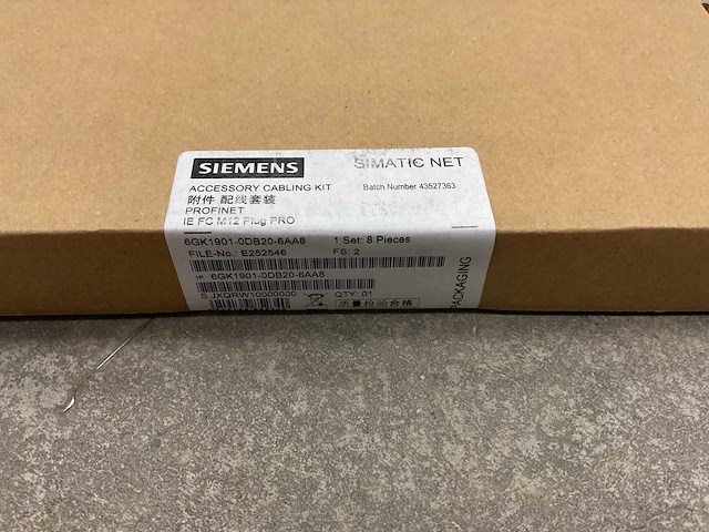 Siemens stimatic net 6gk1901-0db20-6aa8 doos á 8 stuks connectoren - afbeelding 3 van  3
