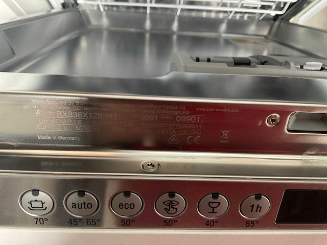 Siemens sx836x12ie vaatwasser - afbeelding 5 van  5