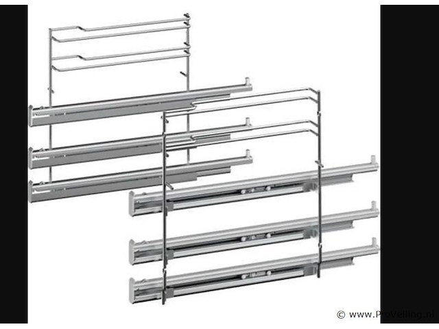 Siemens telescoop uittreksysteem voor ovens hz638370 - afbeelding 1 van  3