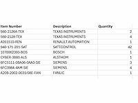 Siemens, texas instruments - partij elektronica & industriële besturingsprintplaten - afbeelding 2 van  9