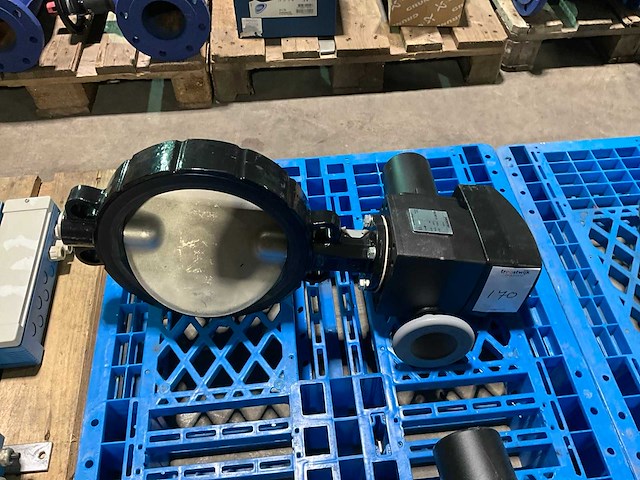 Siemens vkf46.250 / sql36e110 gemotoriseerde vlinderklep - afbeelding 1 van  3