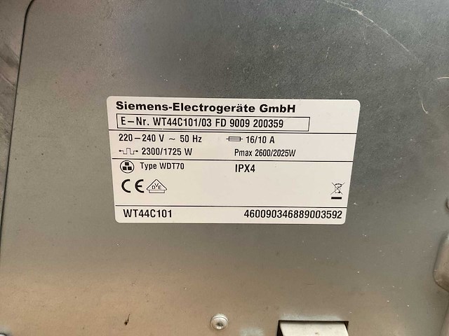 Siemens wasdroger (2x) - afbeelding 4 van  10