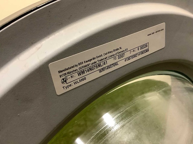 Siemens wlm68 wasmachine - afbeelding 6 van  8