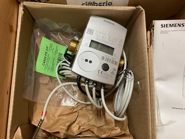 Siemens wsn615-be & wsn625-be partij ultrasone warmte/koel energiemeters, 5 stuks - afbeelding 2 van  3
