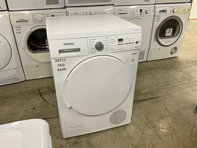 Siemens wt44w362nl 7kg warmtepompdroger - afbeelding 2 van  4