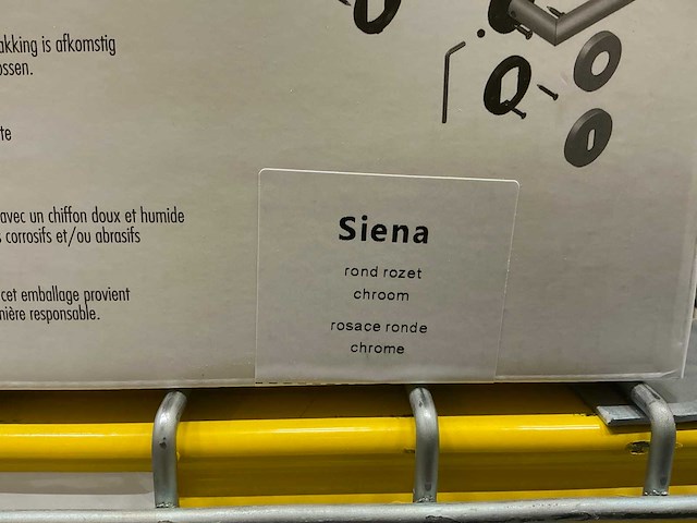 Siena rond rozet deurkruk (16x) - afbeelding 3 van  3