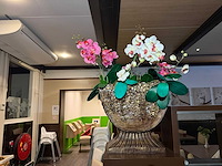 Sier bloempot (2x) - afbeelding 1 van  6