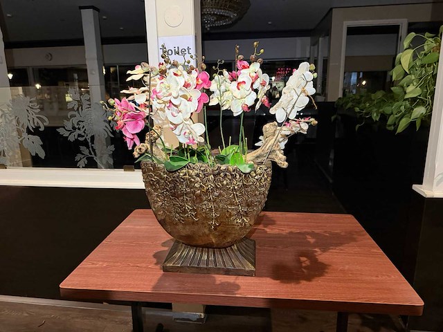 Sier bloempot (2x) - afbeelding 4 van  6