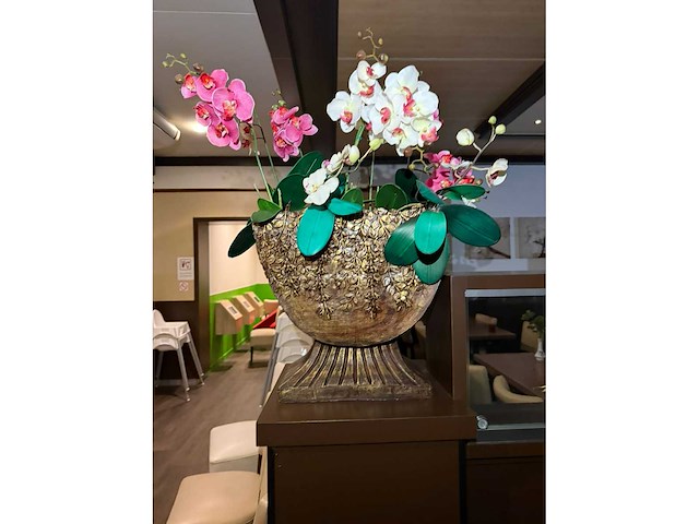 Sier bloempot (2x) - afbeelding 5 van  6