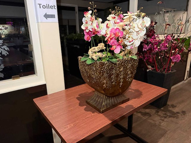 Sier bloempot (2x) - afbeelding 6 van  6