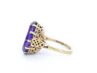 Sieraad met paarse edelsteen - afbeelding 7 van  11