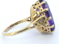 Sieraad met paarse edelsteen - afbeelding 11 van  11