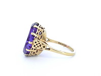 Sieraad paarse edelsteen - afbeelding 7 van  10