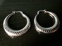 Sieraden bestaande uit o.a. schakelketting met harthanger, oorbellen & armband - afbeelding 10 van  10