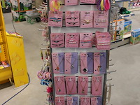 Sieradencarrousel gevuld met diverse sieraden, haarversieringen, kettinkjes, armbanden, oorbellen. inclusie... - afbeelding 3 van  5