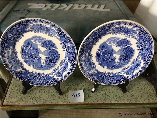 Sierborden met steun 2stuks - afbeelding 1 van  2