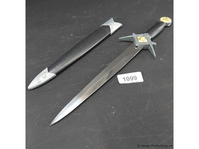 Sierdolk met schede - afbeelding 1 van  5