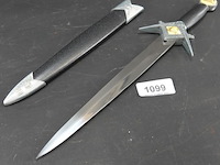 Sierdolk met schede - afbeelding 1 van  5