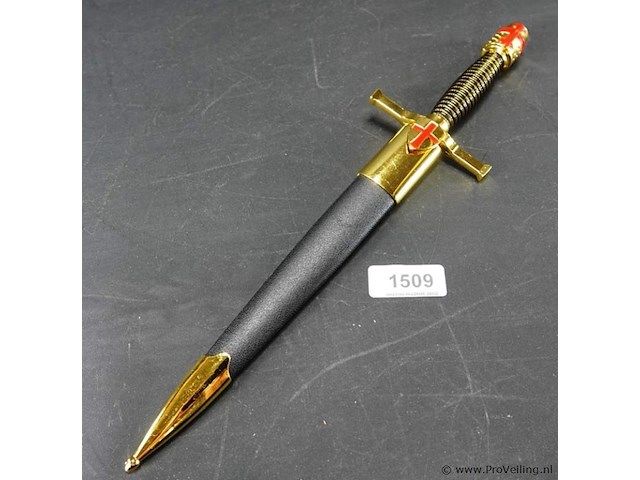 Sierdolk met schede - afbeelding 5 van  5