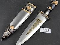 Sierdolk met schede - afbeelding 1 van  5