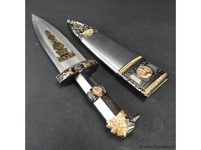 Sierdolk met schede - afbeelding 2 van  5