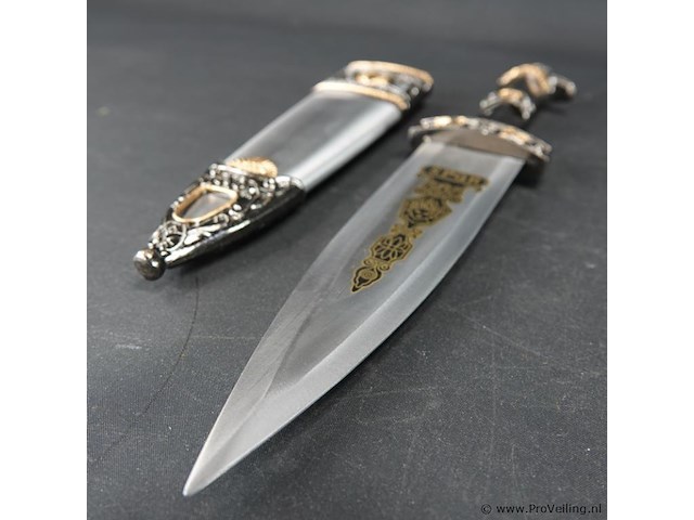 Sierdolk met schede - afbeelding 4 van  5