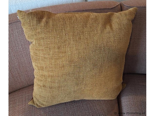 Sierkussen cassie copper - 60x60cm - afbeelding 1 van  2