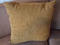 Sierkussen cassie copper - 60x60cm - afbeelding 1 van  2