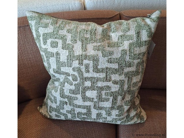 Sierkussen ruralla olive - 60x60cm - afbeelding 1 van  2