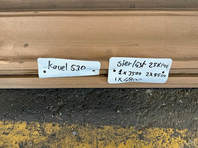 Sierlijst 25x140 mm (4x) - afbeelding 5 van  5