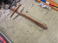 Siermast - mahonie gelakt - overige bootonderdeel - afbeelding 1 van  4