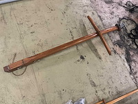 Siermast - mahonie gelakt - overige bootonderdeel - afbeelding 2 van  4