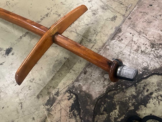 Siermast - mahonie gelakt - overige bootonderdeel - afbeelding 4 van  4