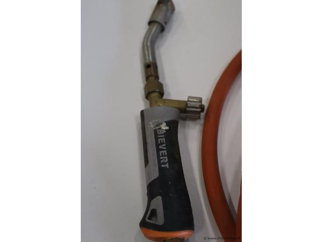 Sievert gasslang met branderhandgreep en slangbreukventiel 3092 p/n 18 - afbeelding 2 van  4