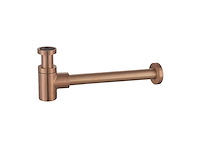 Sifon laag 5/4" geborsteld brons koper - afbeelding 1 van  5