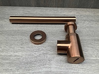 Sifon laag 5/4" geborsteld brons koper - afbeelding 3 van  5