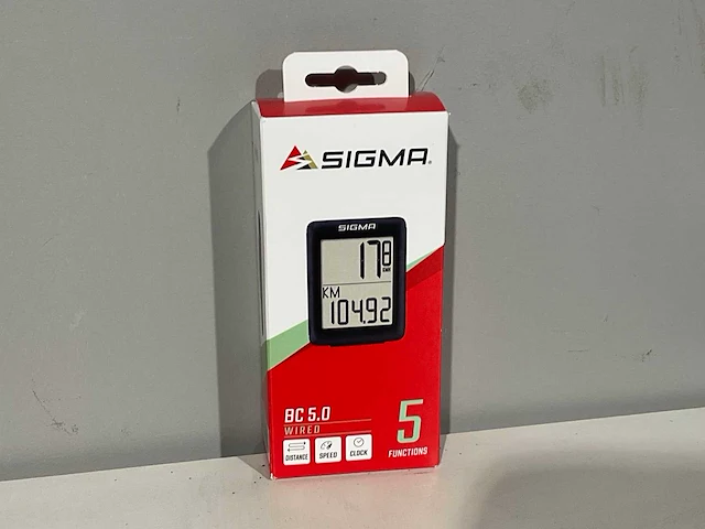 Sigma bc 5.0 fietscomputer - afbeelding 1 van  1
