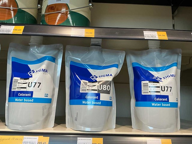 Sigma colorant water based (5x) - afbeelding 3 van  4