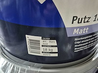 Sigma spachtelpoets sierpleister 10 ltr wit (33x) - afbeelding 1 van  2