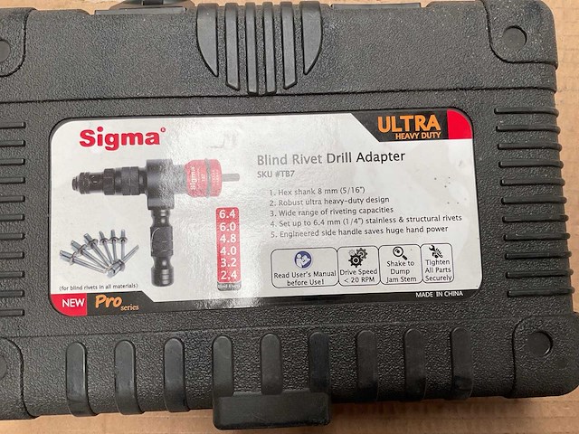 Sigma tb7 blind rivet adapter - afbeelding 5 van  5